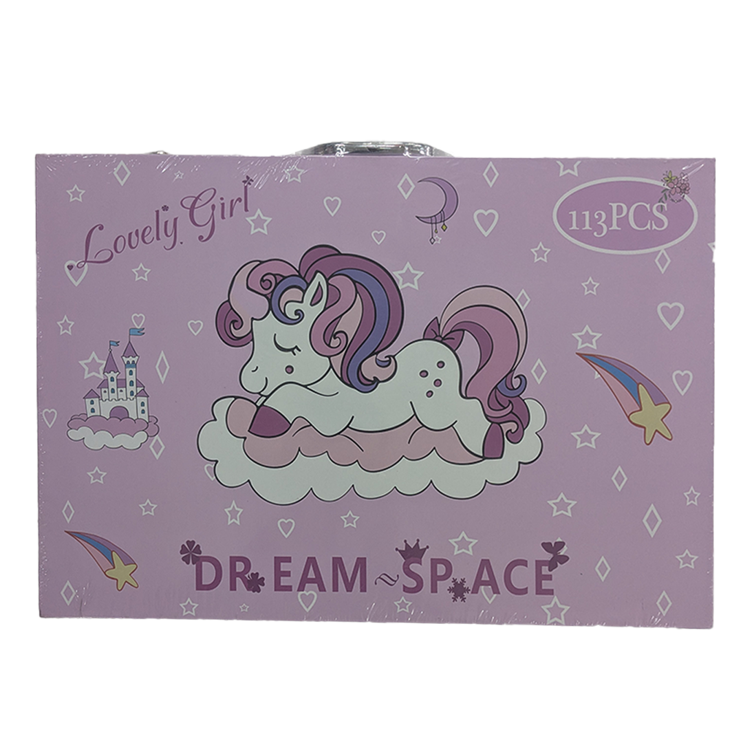Lovely Girl Dream Space Unicorn Art & Craft Set (113 Pieces)