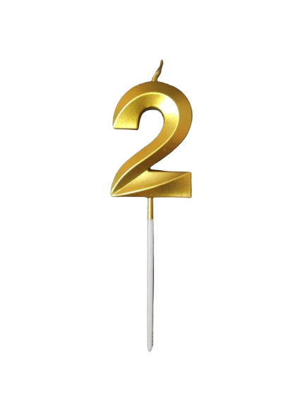 Birthday 2 Number Candle For Cake