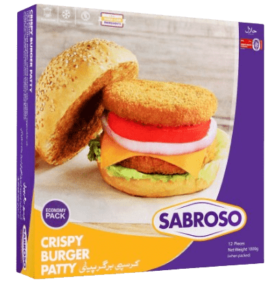 Sabroso Crispy Chicken Burger Patty 12 Pc's 1000Gms