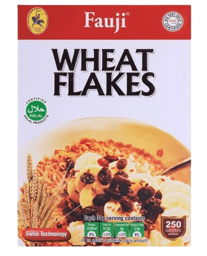 Fauji Wheat Flakes 250Gms