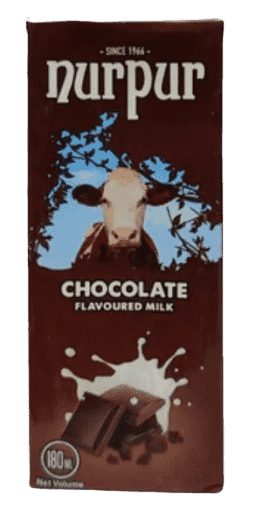 Nurpur Chocolate Flavoured Milk 180Ml