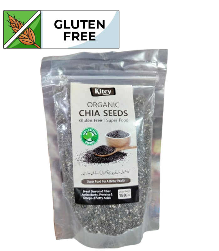 Organic Chia Seeds Gluten Free 180g