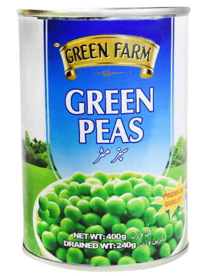 Green Farm Green Peas 400G