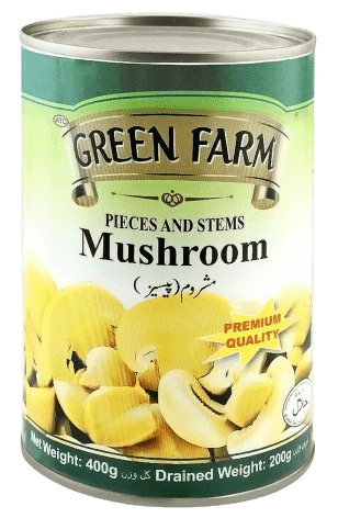 Green Farm Whole Mushrooms 400G