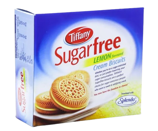 Tiffany Sugar Free Lemon Cream Biscuits 162gm