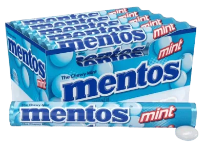 Mentos Mint Box 15 Rolls
