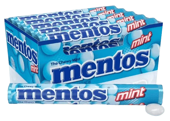Mentos Mint Box 15 Rolls