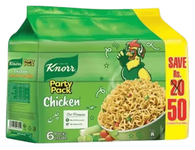 Knorr Chicken Party Pack Noodles 6Pcs