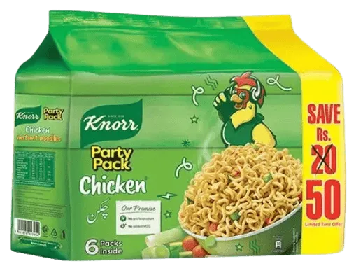 Knorr Chicken Party Pack Noodles 6Pcs