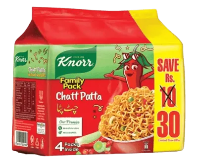 Knorr Chatt Patta Family Pack Noodles 4Pcs