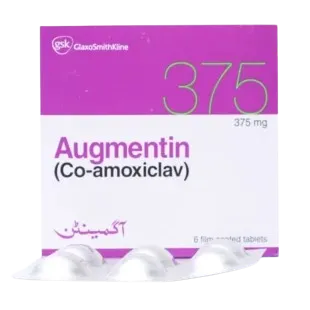 Augmentin 375mg 6 Tabs