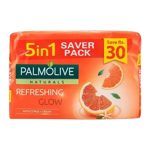 Palmolive Naturals Refreshing Glow Soap 98gmX5