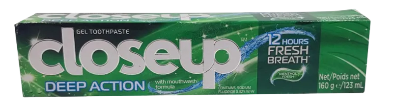 Closeup Deep Action Menthol Fresh Toothpaste 160 GM