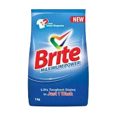 Brite Maximum Power Detergent Washing Powder 1kg