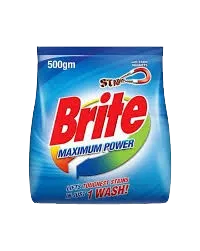 Brite Maximum Power Detergent Washing Powder 500gm
