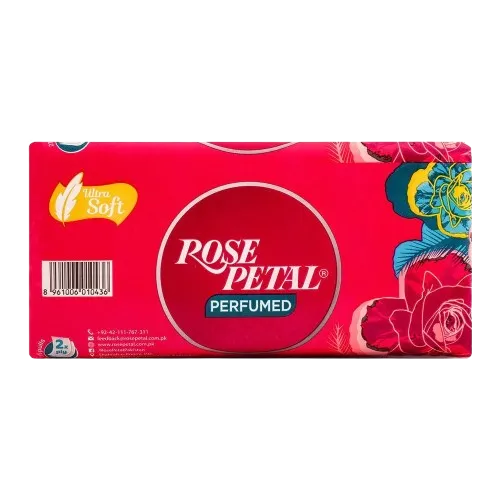 Rose Petal Ultra Soft Perfumed Tissues 550-Pack