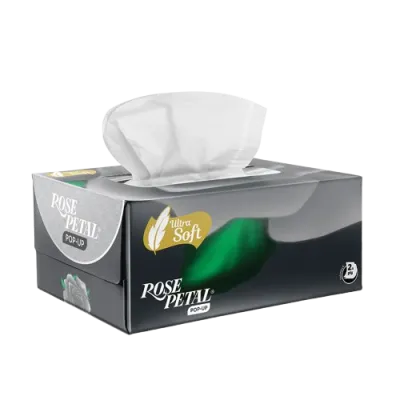 Rose Petal Pop Up Tissue Box
