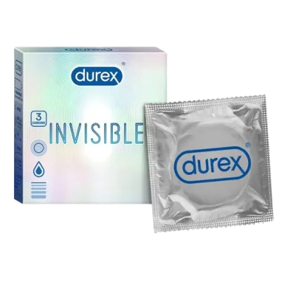 Durex Condoms 3's Invisible