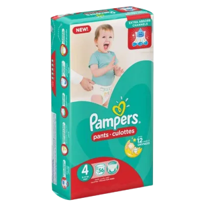 Pampers Pants Diapers Large Size 4 - 56 Pcs