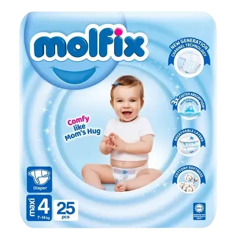 Molfix Diaper Maxi Twin Pack Size4  25 Pcs