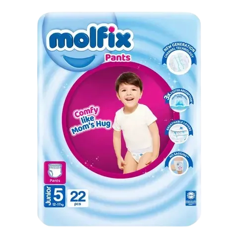 Molfix Diaper Pants Junior Twin Pack Size 5  22 Pcs