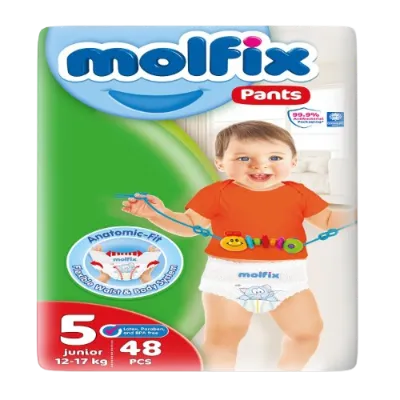 Molfix Diaper Jumbo Pack Pants, Size 5 (48Pcs)