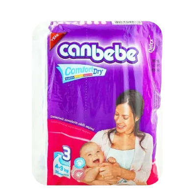 Canbebe Comfort Dry Diapers Size 3 (Midi), 36