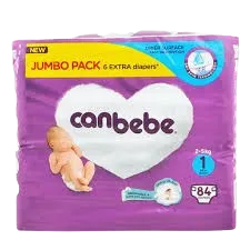 Canbebe Diapers Size 1 (Newborn), 84 Pcs