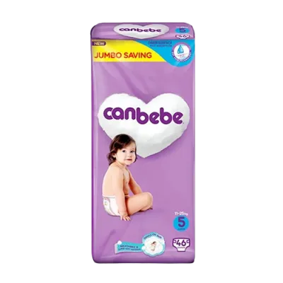 Canbebe Diapers Jumbo pack Size 5 Junior 46PC