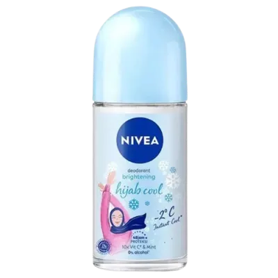 Nivea Brightening Hijab Cool Deodorant Roll On 50ml