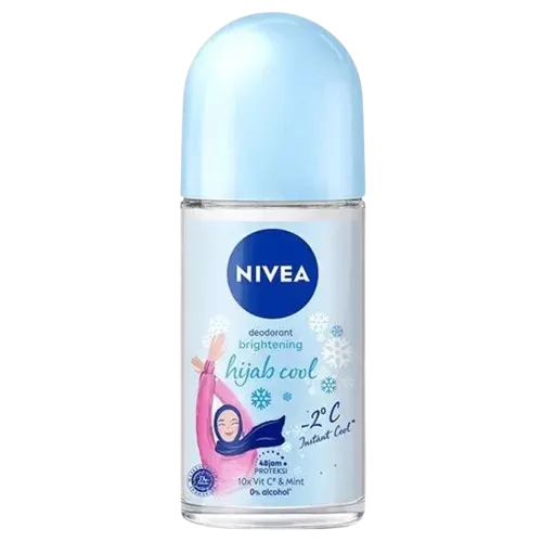 Nivea Brightening Hijab Cool Deodorant Roll On 50ml