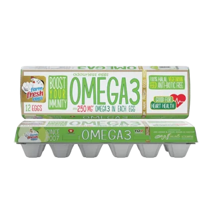 Farm Fresh Omega 3 Eggs 1Dz
