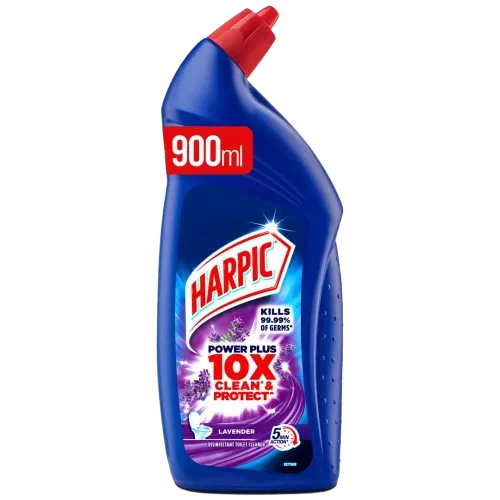 Harpic Power Plus Toilet Cleaner, Lavender 900Ml