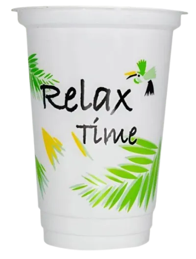 Relax Time Plastic Cup 16 Oz Pack of 10