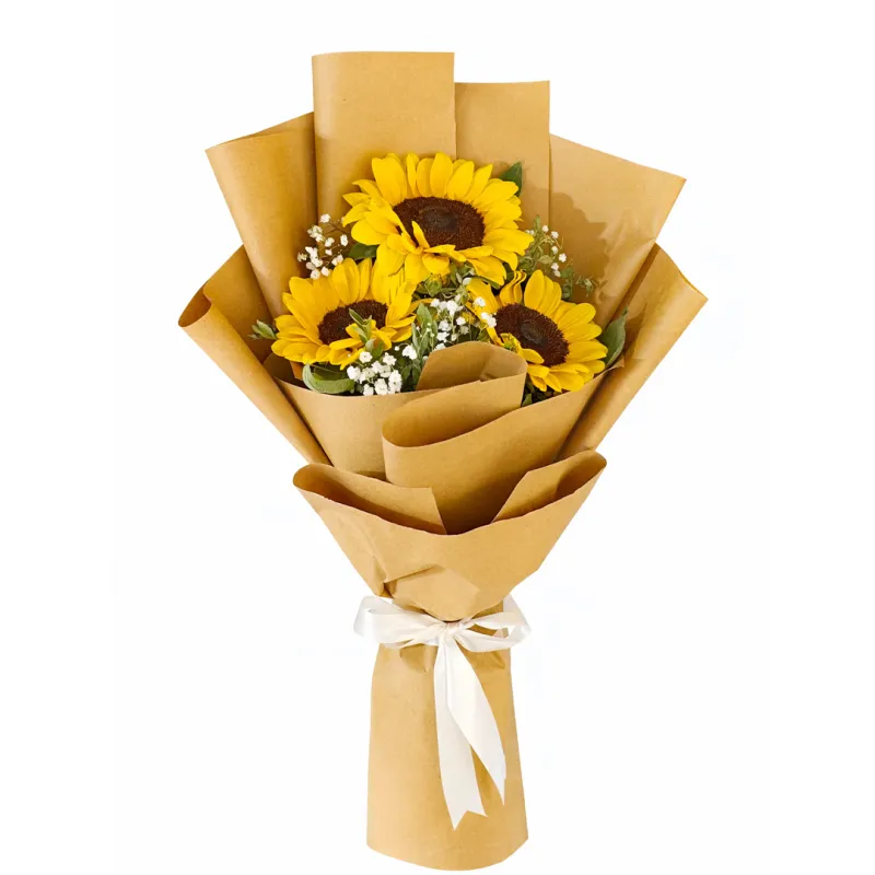 Golden Sunshine Sunflower Bouquet