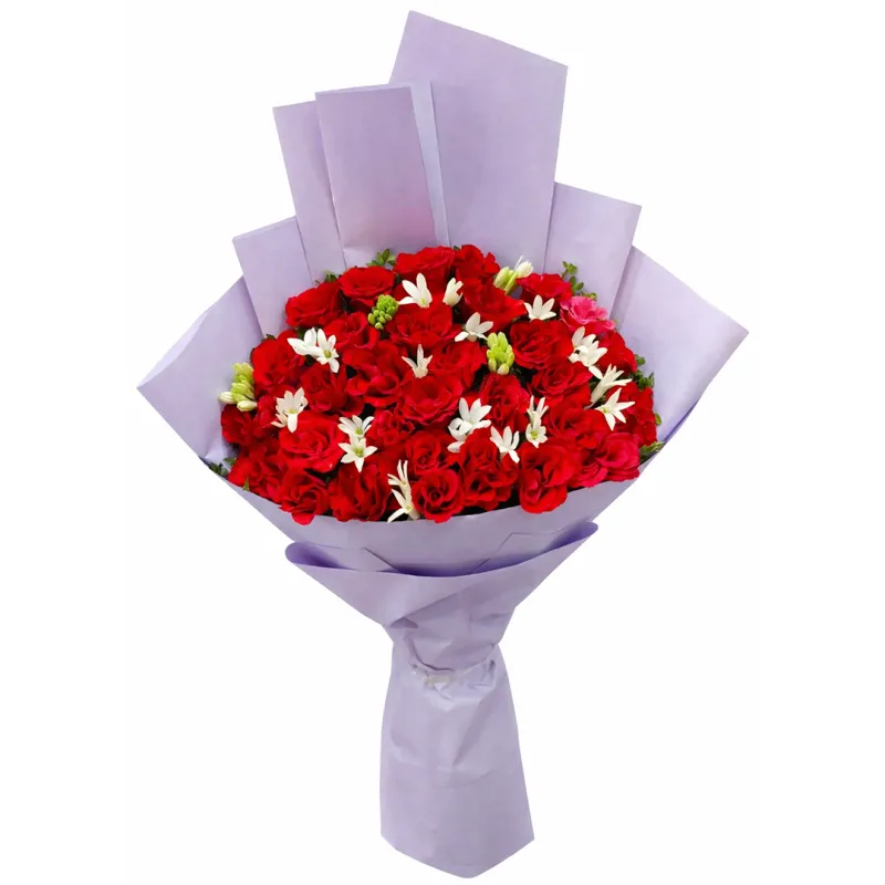 Radiant Rose Bouquet Lavender