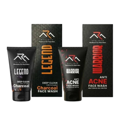RealMan Warrior & Legend Face Wash Combo