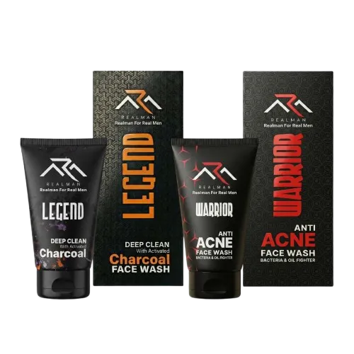 RealMan Warrior & Legend Face Wash Combo