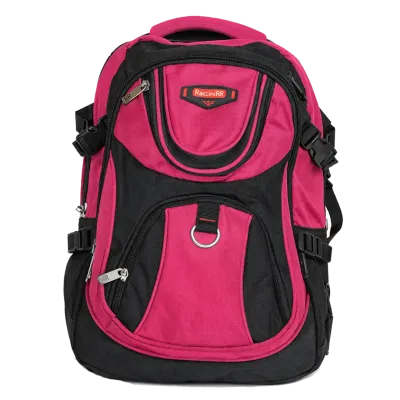 Pink & Black School Bag
