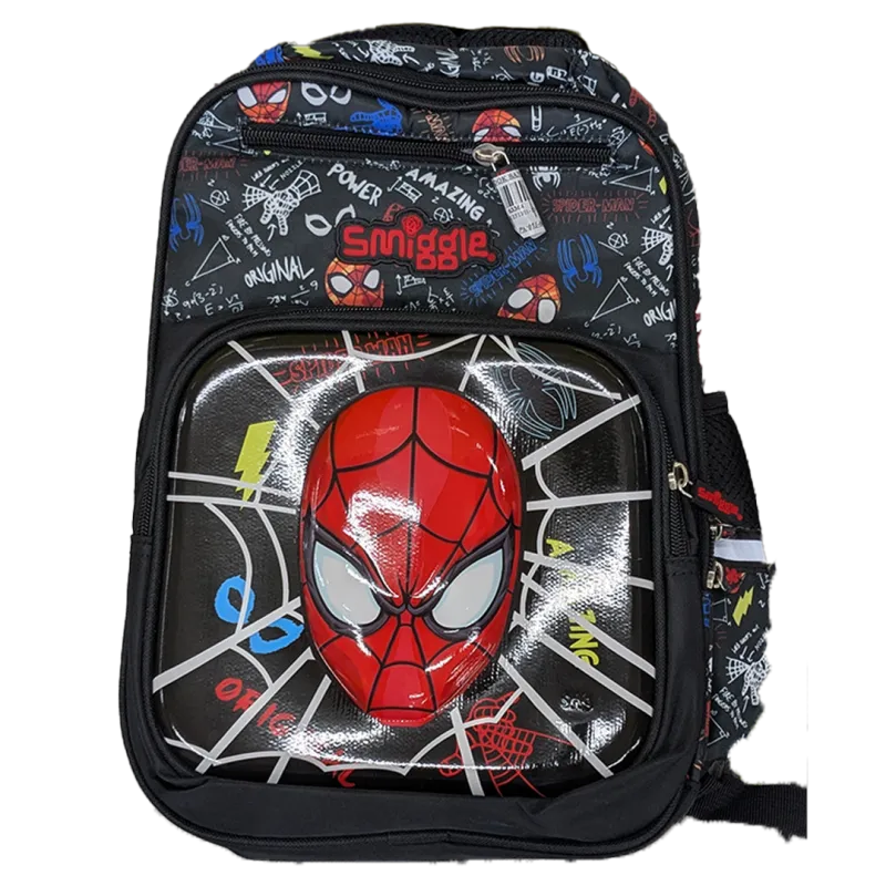 Spider Man 3D Front Backpack for Kids