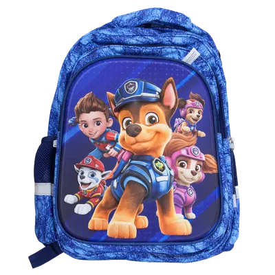 PAW Patrol Blue Backpack with 3D Front Design