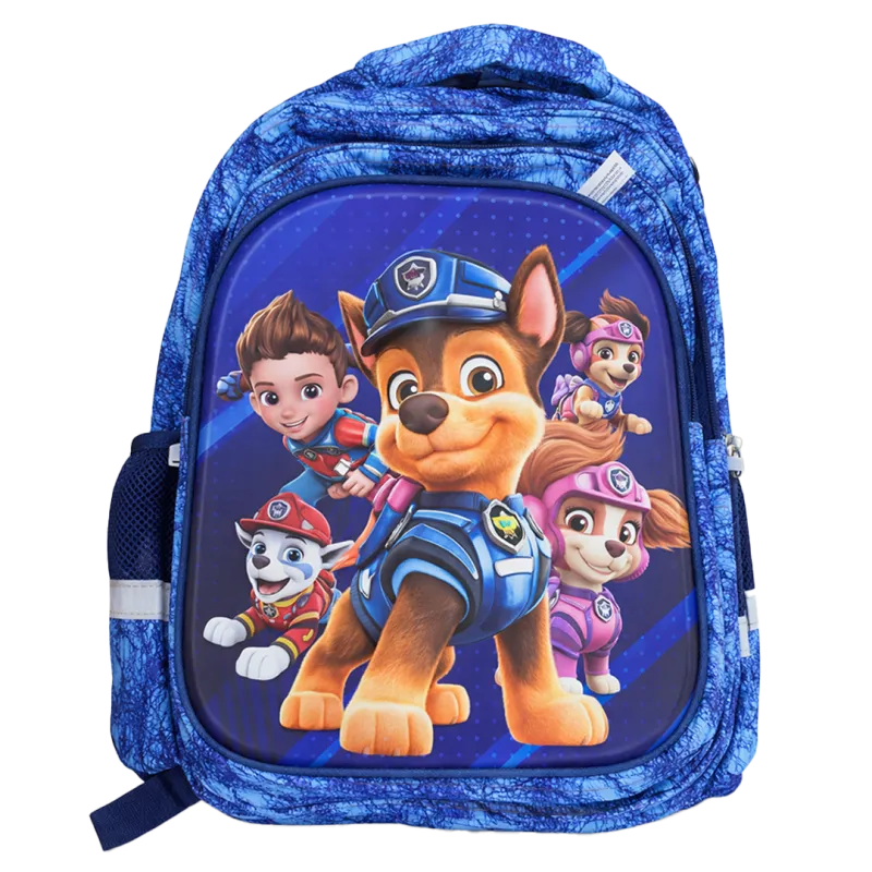 PAW Patrol Blue Backpack with 3D Front Design