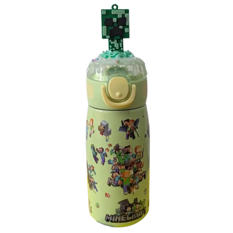 Minecraft Series Green Water Bottle