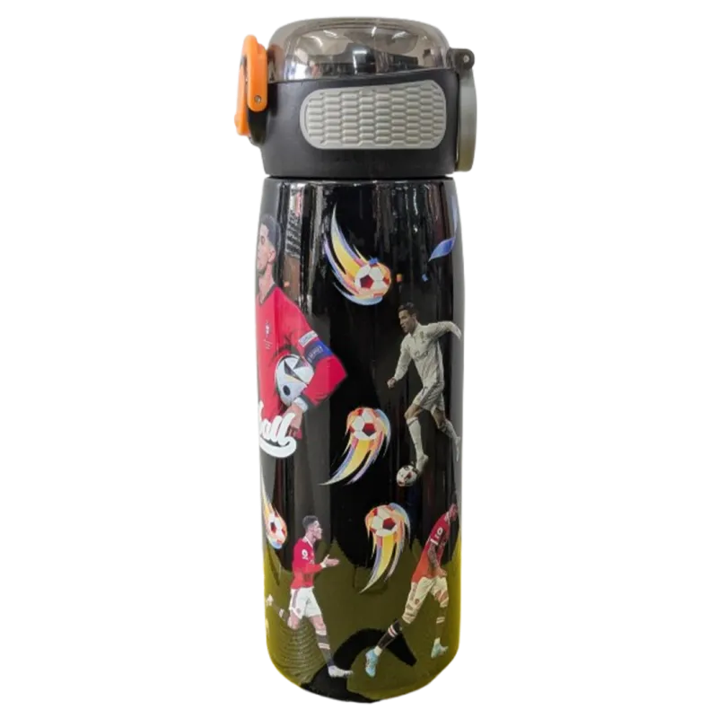 Cristiano Ronaldo themed stainless steel water bottle