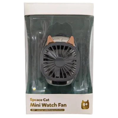 Spcace Cat Mini Watch Fan