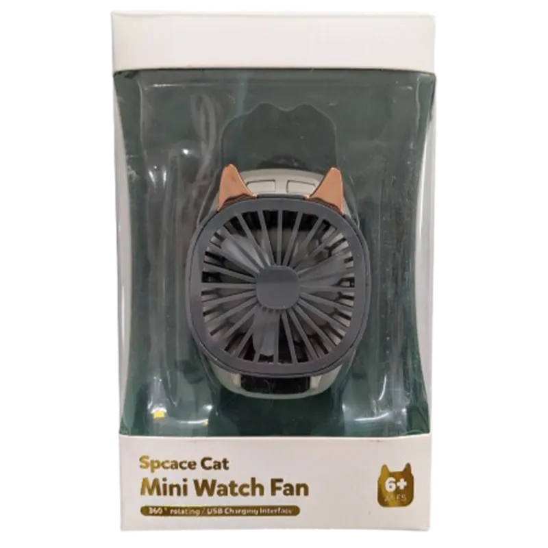 Spcace Cat Mini Watch Fan