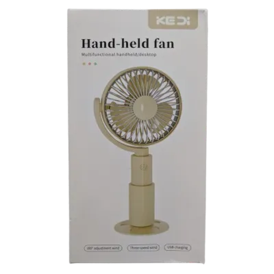 KEDI 180° Adjustable Handheld & Desktop Fan