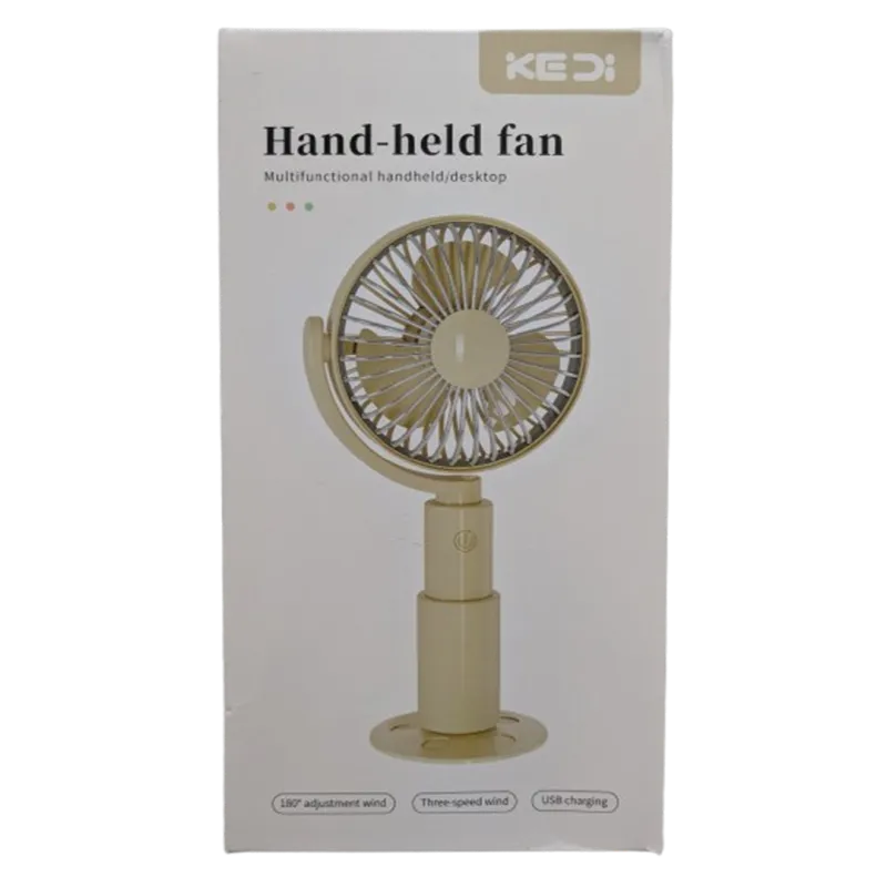 KEDI 180° Adjustable Handheld & Desktop Fan