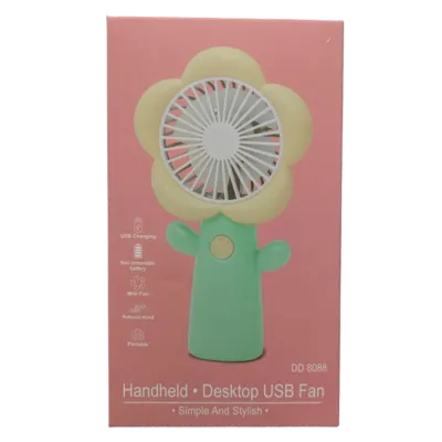 DD 8088 Flower Cactus Style Handheld Fan