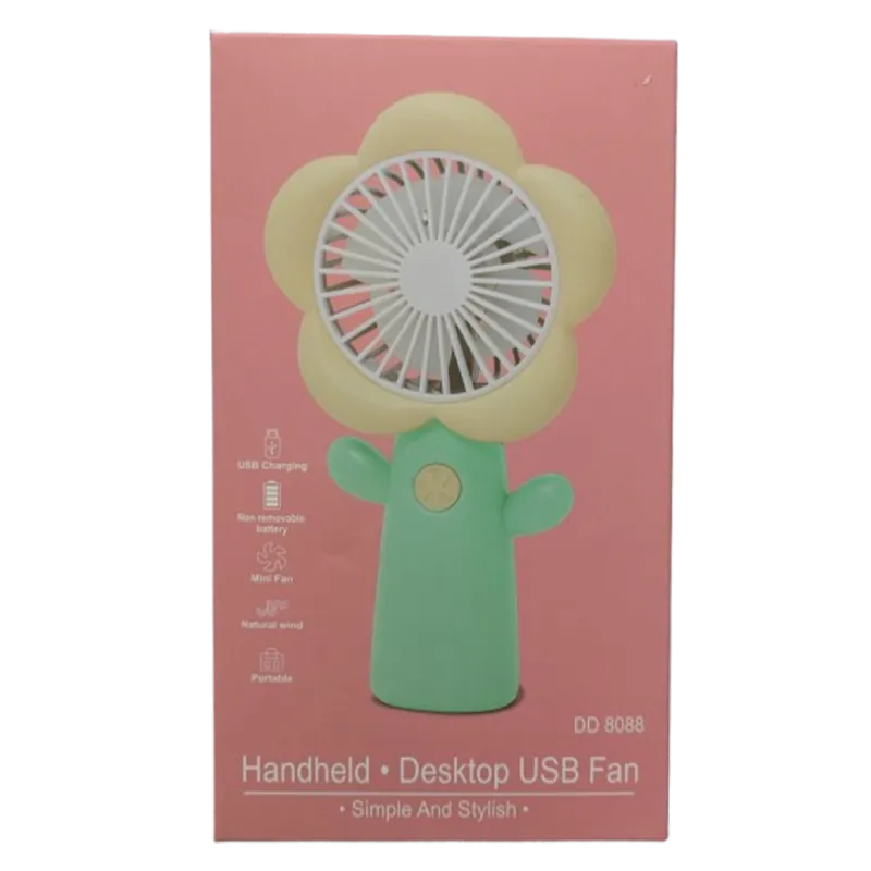 DD 8088 Flower Cactus Style Handheld Fan